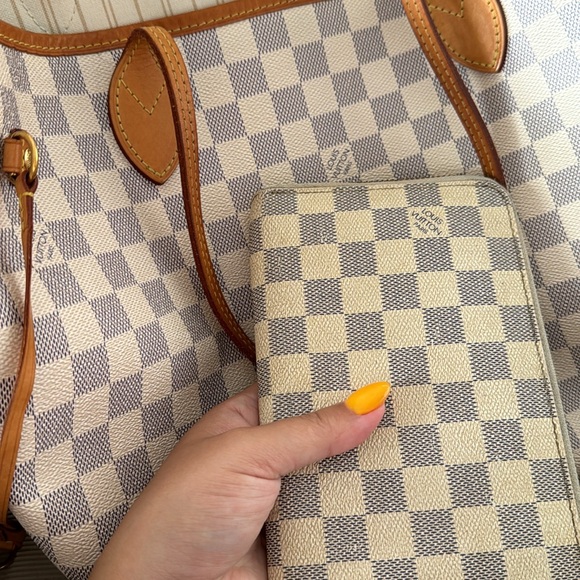 Louis Vuitton Damier Azur Neverull MM Set - Picture 10 of 12